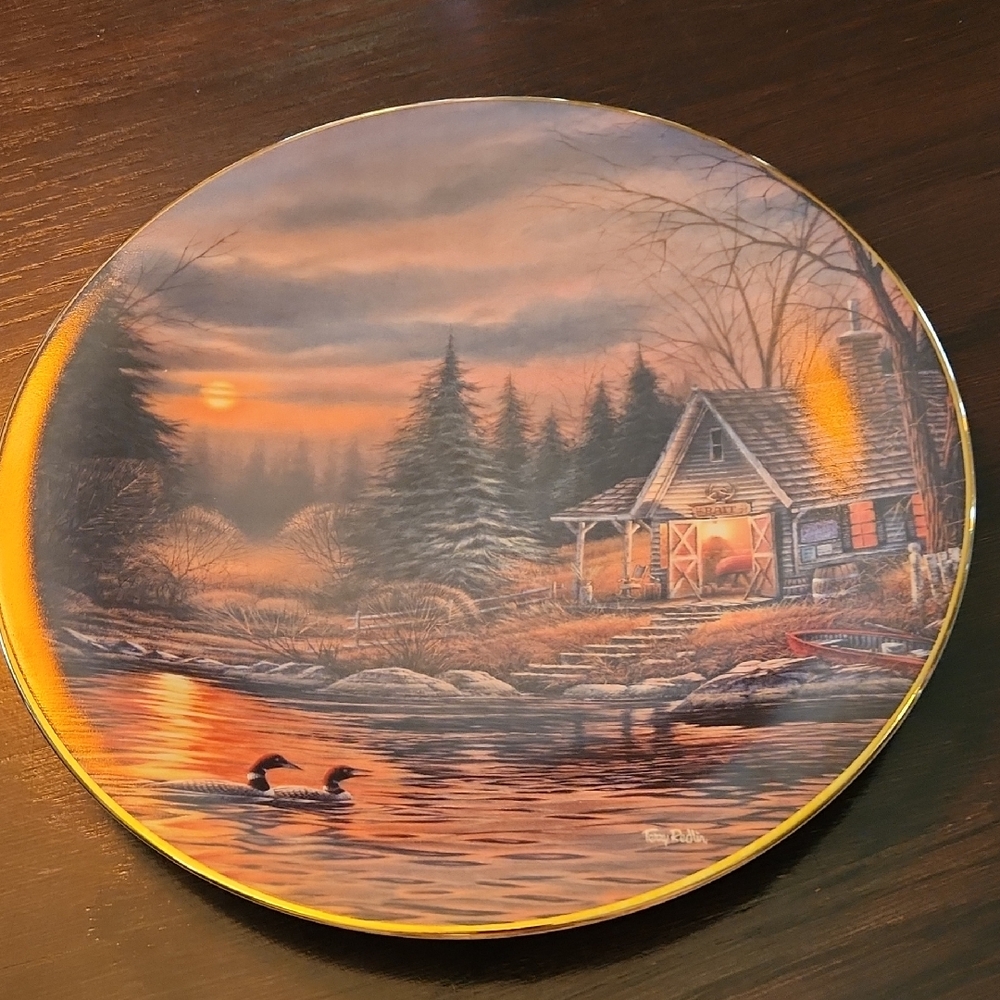 Terry Redlin Decorative 9 Inch Plate By The Hadley Collection